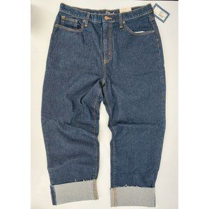 Women's High-Rise Vintage Straight Cropped Jeans - Universal Thread - Size 16